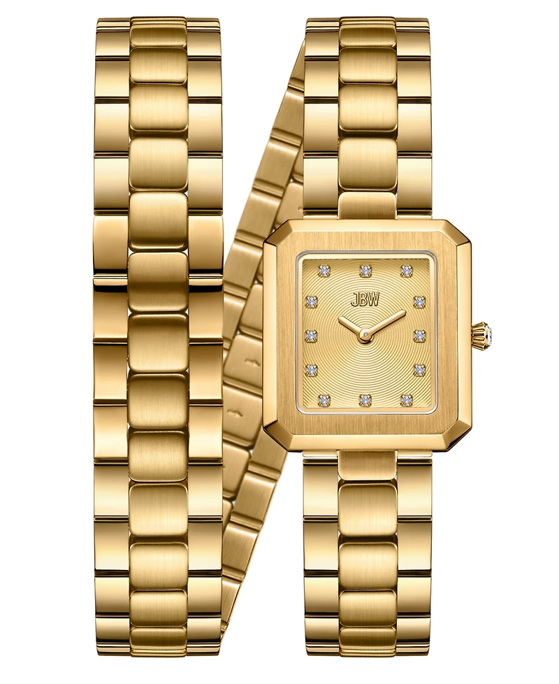 Jbw Arc Swiss Quartz Stainless Steel Watch 23mm