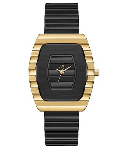 Jbw Atlas Swiss Quartz Black Stainless Steel Watch 34mm