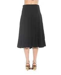 Alexia Admor Women's Shilo Midi Length Pleated Skirt