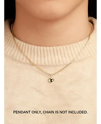 Devata Sweet Heart Pendant in 14K Gold, approx. 0.3 grams.