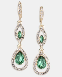 Givenchy Multi-Stone Double Drop Earrings