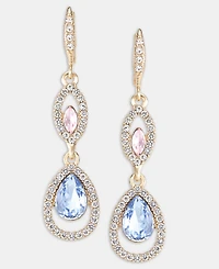 Givenchy Multi-Stone Double Drop Earrings