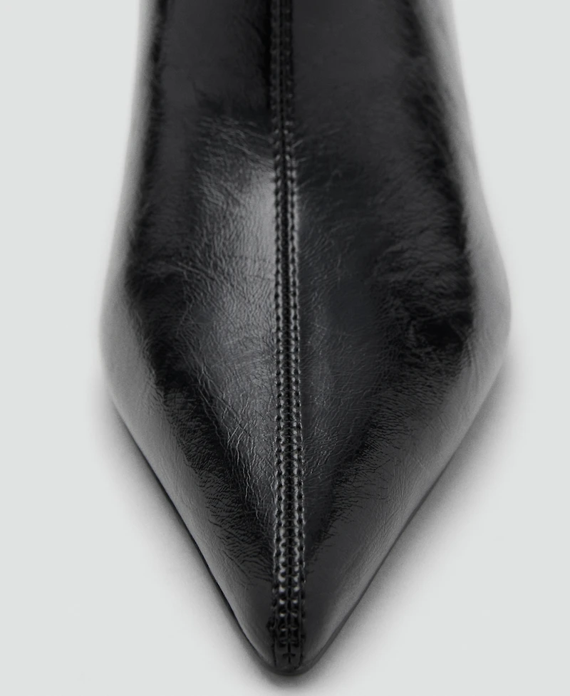 Mango Women's Pointed Heel Ankle Boot