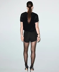 Mango Women's Faux-Fur Sweater