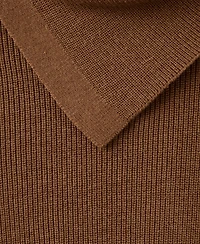 Mango Women's Asymmetrical Neck And Buttons Sweater