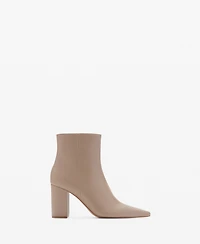 Mango Women's Block Heel Ankle Boots
