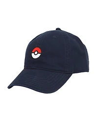 Pokemon Men's Embroidered Poke Ball Adult Dad Cap