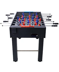 Rbied Mdf Foosball Table with Steel Rods, Modern Non-Slip Handles for Adults, Indoor Soccer Game