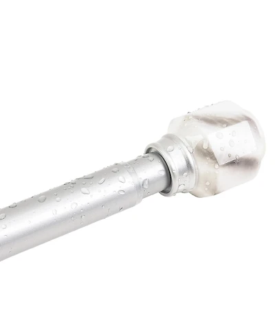 Cameo Adjustable Shower Curtain Rod 42" -72", Spring tension Stainless Steel Telescoping Rod, Heavy Duty, Rust Resistant