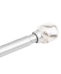 Cameo Adjustable Shower Curtain Rod 42" -72", Spring tension Stainless Steel Telescoping Rod, Heavy Duty, Rust Resistant