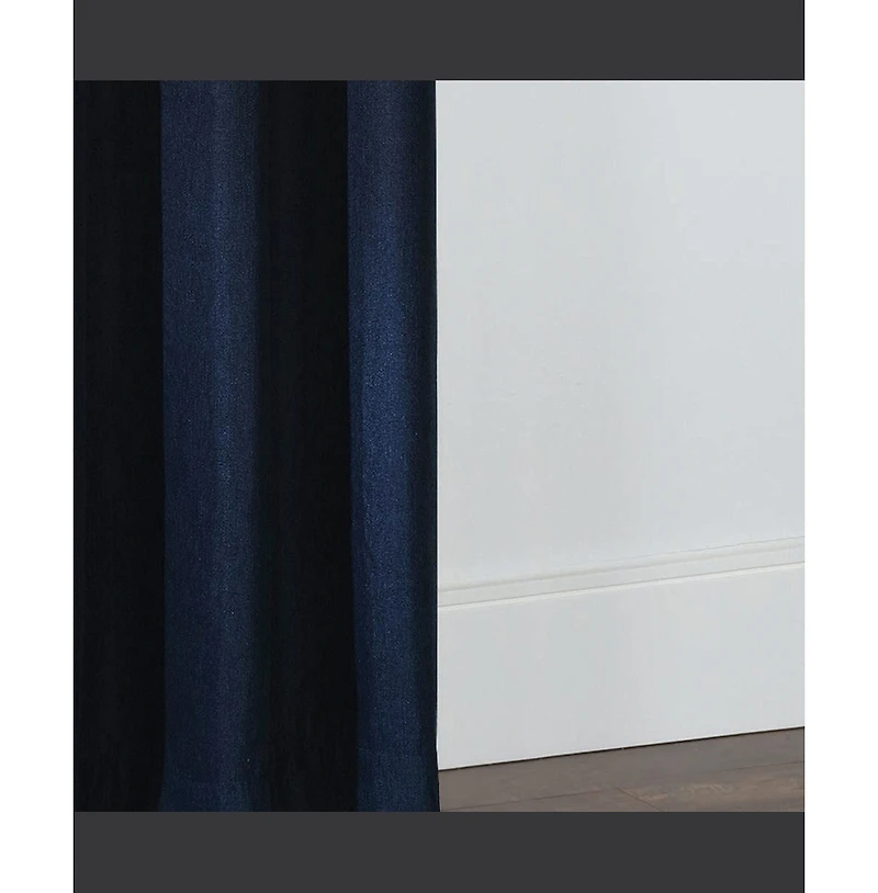 Thermalogic Cambridge Room Darkening Textured Fabric Reduce Light Grommet Curtain Panel 52" x 95"
