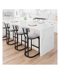 gaomon Home Bar Stools Set Of 4, Counter Height Bar Stools For Kitchen Counter, Island Chairs For Dining Table, Tall Barstools For Kitchen