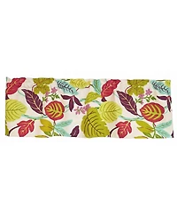 Rlf Home 100% Cotton High Quality Antonia Tailored Window Valance with 1.5" Rod Pocket 50" W X 12" L Spring