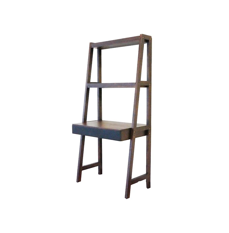 Streamdale 32x20x68" Ladder Desk, Ladder Style Display Shelf