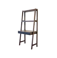 Streamdale 32x20x68" Ladder Desk, Ladder Style Display Shelf