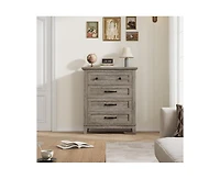 Gaomon 34.8" Tall Vertical Drawer Dresser with Large Storage