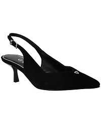 Guess Women's Yannick Embellished Kitten Heel Slingback Pumps