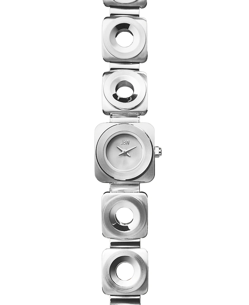 Jbw Women's Chasm Swiss Quartz Stainless Steel Watch, 22mm