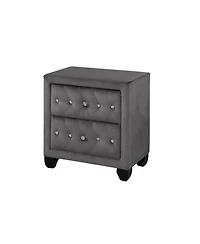 Streamdale Furniture Streamdale Sophia Nightstand Gray
