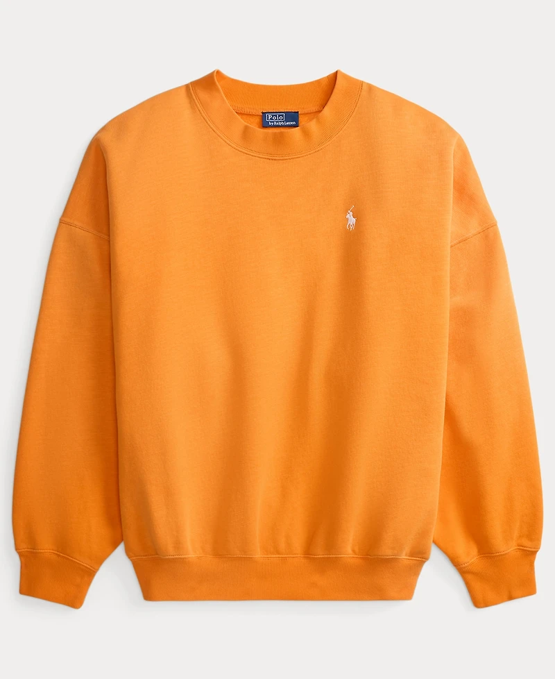 Polo Ralph Lauren Women's Oversized Back-Logo Crewneck Top