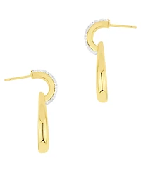 And Now This Crystal 18k Gold-Plated Brass Drop Earrings, Macy's Exclusive