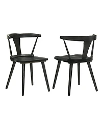 Streamdale Furniture 2 Rustic Farmhouse Dining Chairs