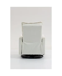 Streamdale Furniture Short Plush Manual Button Armchair Sofa