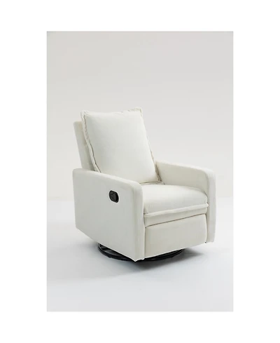 Streamdale Furniture Short Plush Manual Button Armchair Sofa