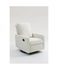 Streamdale Furniture Short Plush Manual Button Armchair Sofa