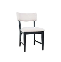 Jofran Beck Contemporary Upholstered Split Back Dining Chair (Set of 2