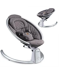 Cesicia Electric Baby Bouncer Baby Rocker Baby Chair with Bluetooth, Music Speaker, Intelligent Timing and Led Touch Screen