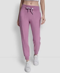 Dkny Sport Women's Logo-Drawstring High-Rise Joggers