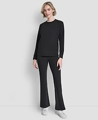 Dkny Sport Women's Transcend Thermal Pull-On Sweatshirt