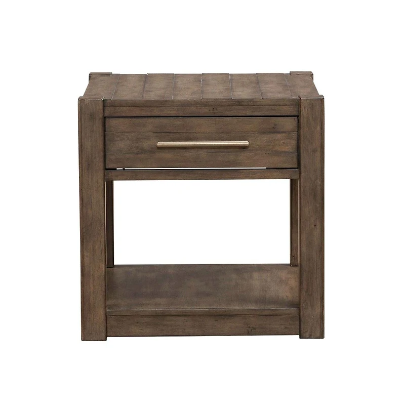 Liberty Furniture Broadmore Living Room Drawer End Table