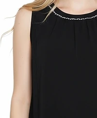 Ny Collection Petite Sleeveless Blouson Top