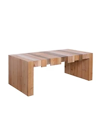 Lovmor 48.2" Rectangular Center Table for Living Room – perfect for farmhouse, industrial, and minimalist