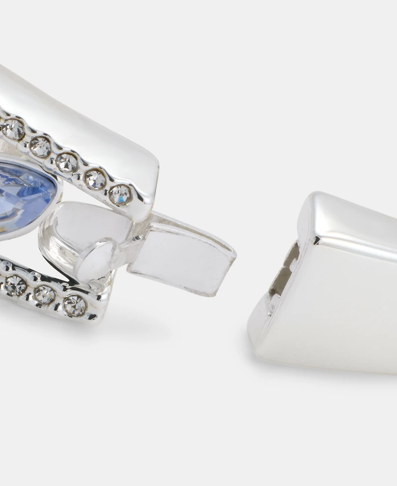 Anne Klein Multi-Stone Gold-Tone Hinge Bracelet