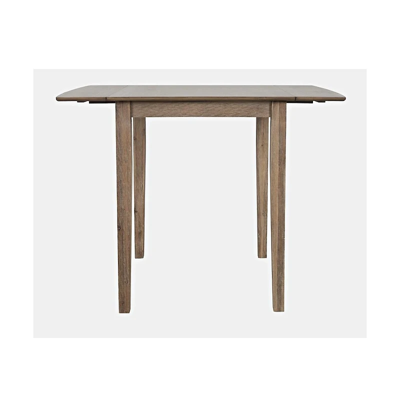 Jofran Eastern Tides Coastal Wire-Brushed Acacia Drop-Leaf Counter Height Dining Table