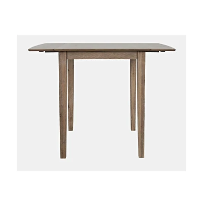 Jofran Eastern Tides Coastal Wire-Brushed Acacia Drop-Leaf Counter Height Dining Table