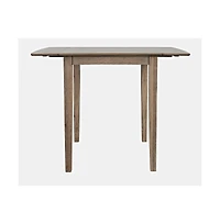 Jofran Eastern Tides Coastal Wire-Brushed Acacia Drop-Leaf Counter Height Dining Table
