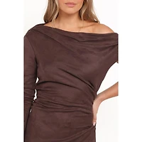 Petal and Pup Women's Olympia Off Shoulder Maxi Dress