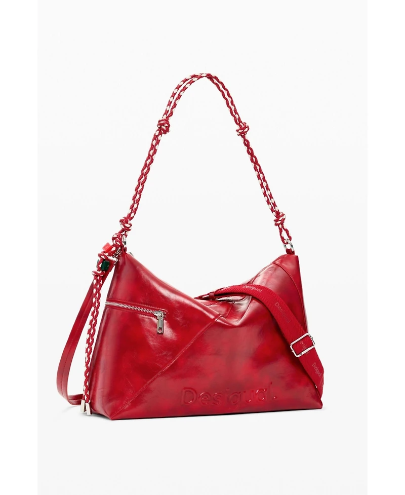 Desigual Women's Large bag with logo charm