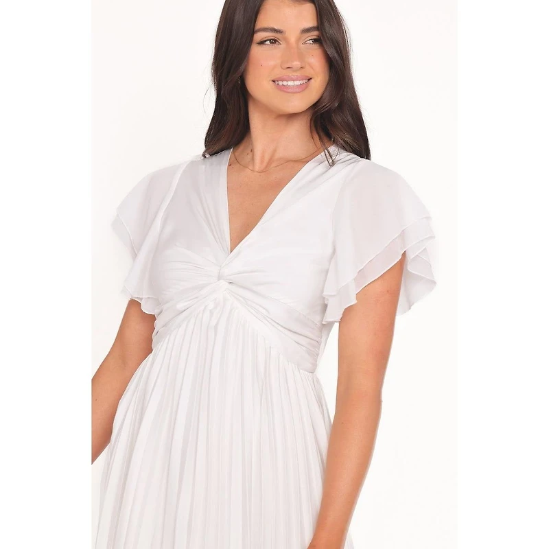 Petal and Pup Women's Nova Flutter Sleeve Midi Dress