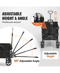 Sugfit 220L Beach Wagon with Heavy-Duty Construction & Easy Maneuverability