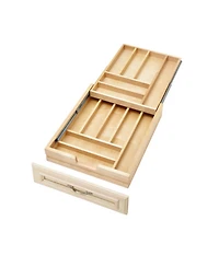Rev-a-Shelf 18'' Tiered Cutlery Drawer Organizer w/ Soft-Close, 4WTCD-21HSC-1