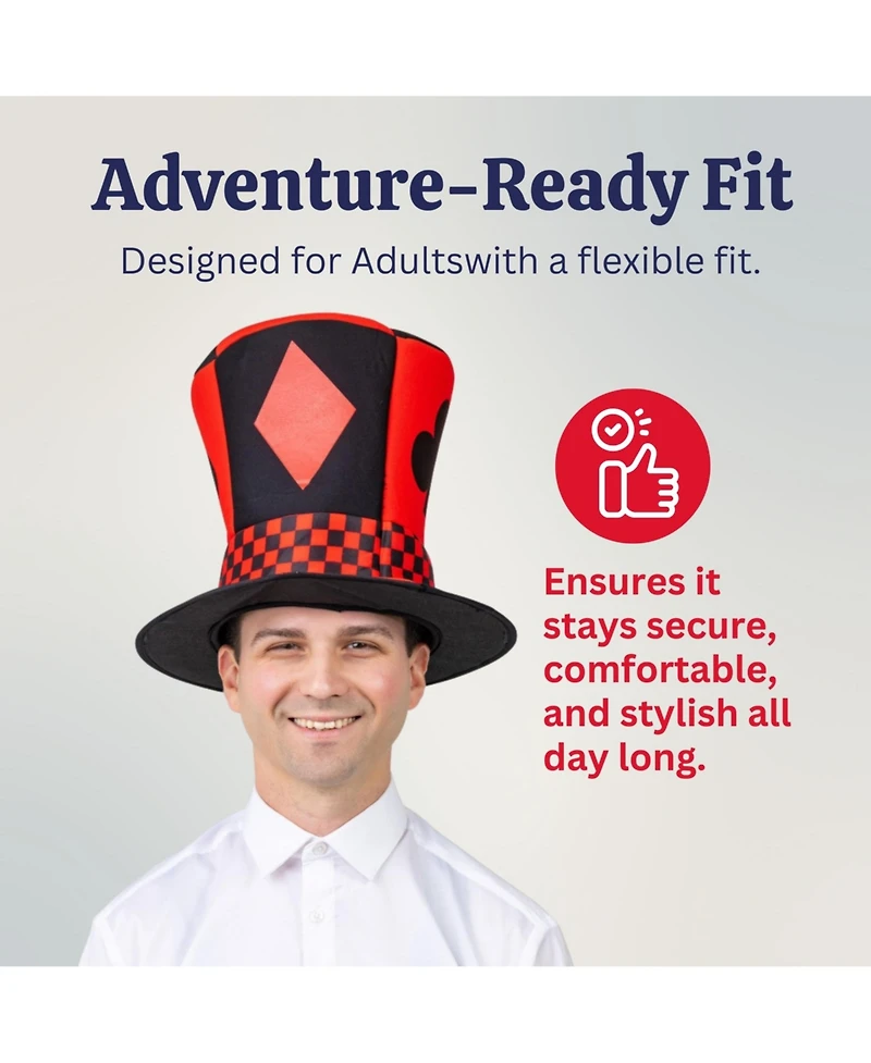 Dress Up America Whimsical Novelty Top Hat for Teens