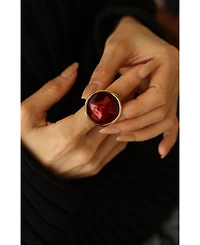 Retro Chic Ripple Ring