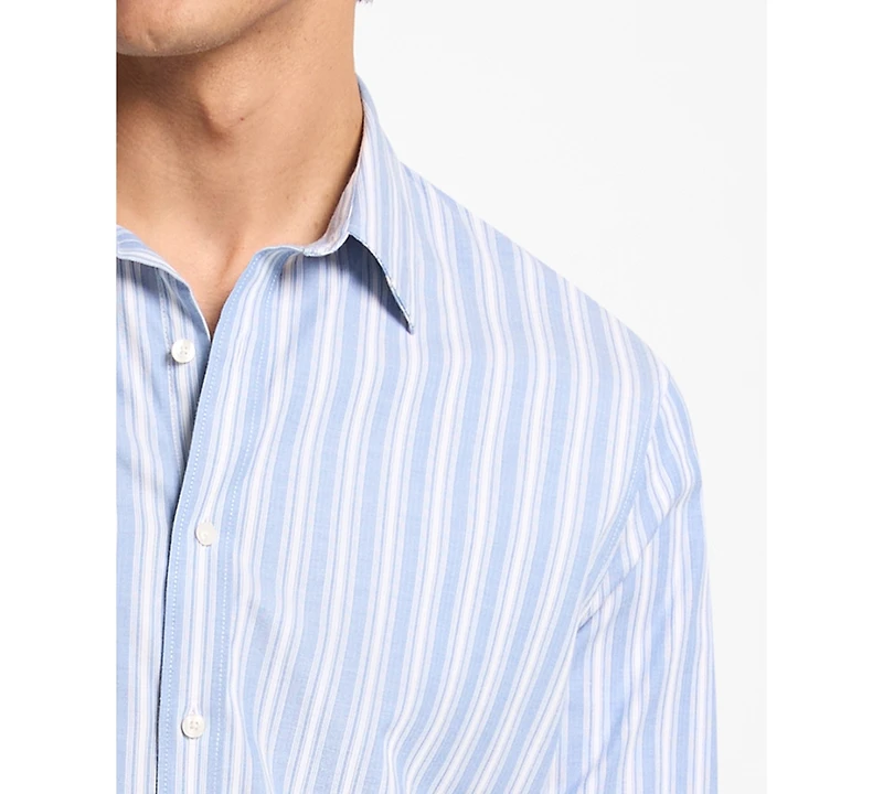 Michael Kors Men's Striped Regular-Fit Shirt