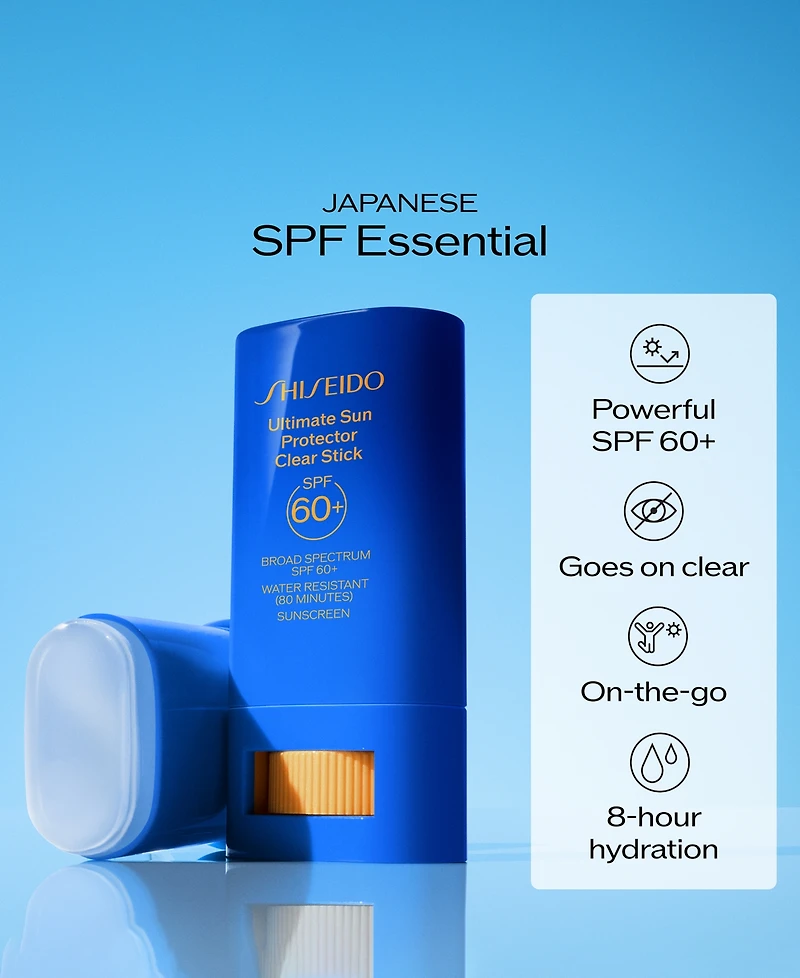 Shiseido Ultimate Sun Protector Clear Stick, 0.71 oz.