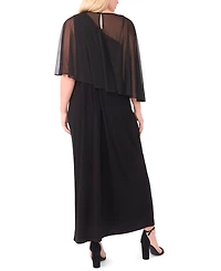 Msk Plus Embellished Crew Neck Maxi Dress